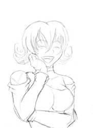 Suki Laughing Sketch 