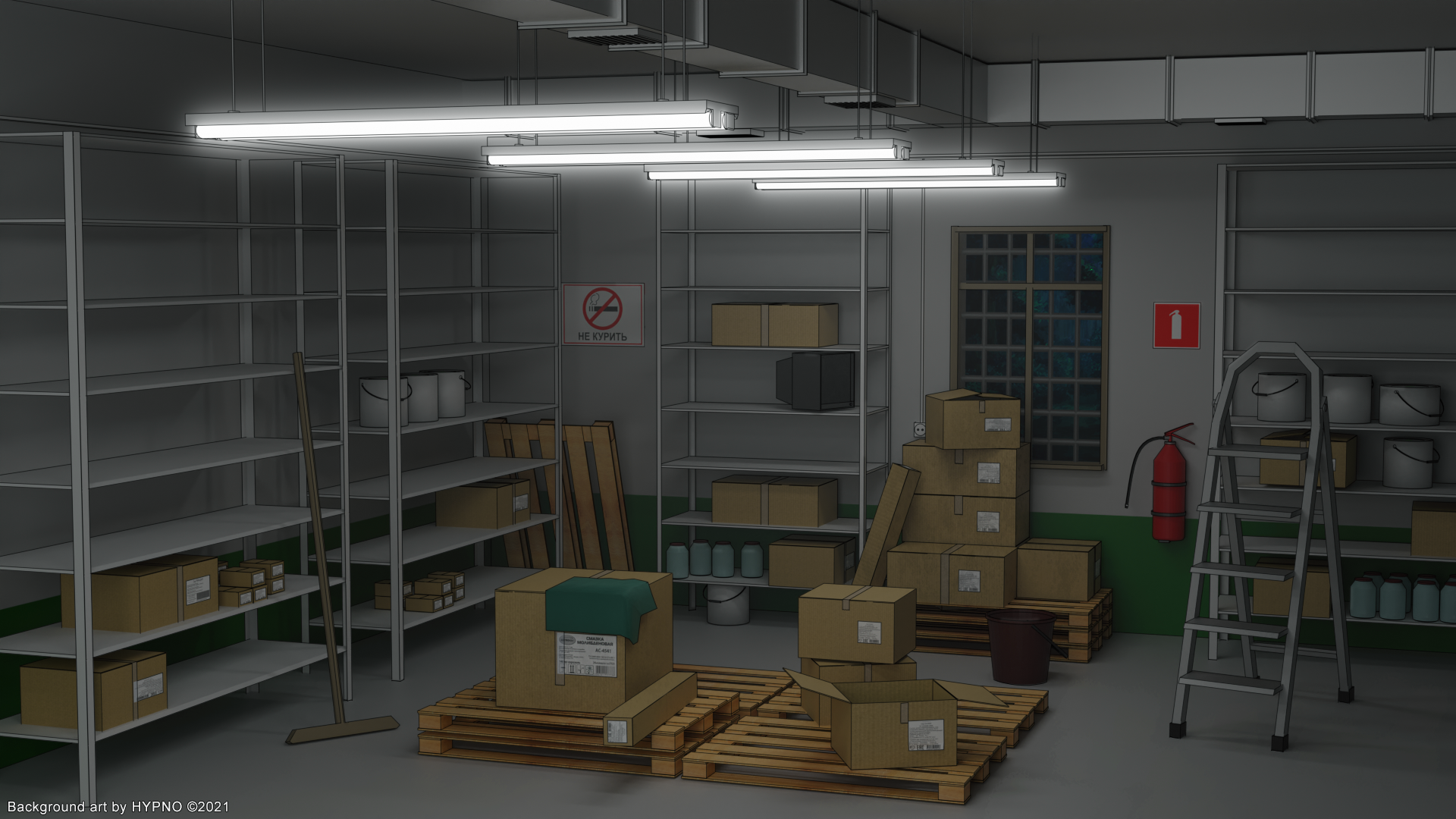 Storage Room Night by HYPNO51 on DeviantArt