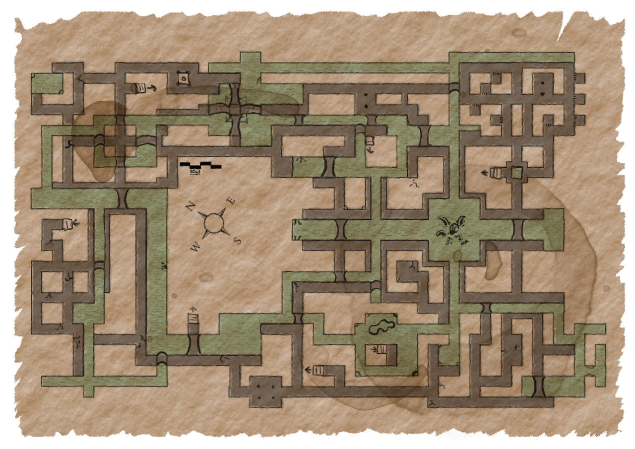 Sewer Map By Yasatan On DeviantArt