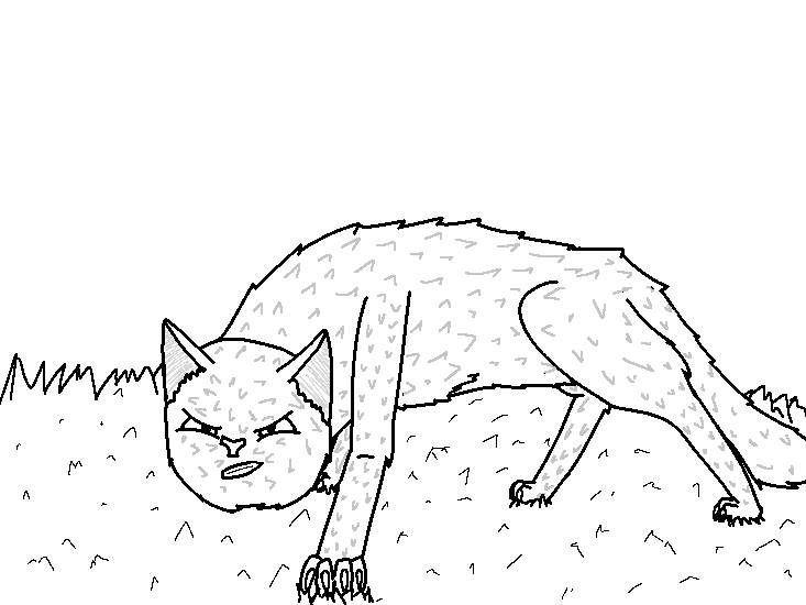 Angry Cat Coloring Page(?) by RCBluestripe on DeviantArt