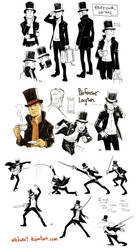 Professor Layton wratstyled