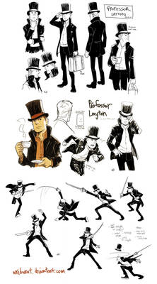 Professor Layton wratstyled