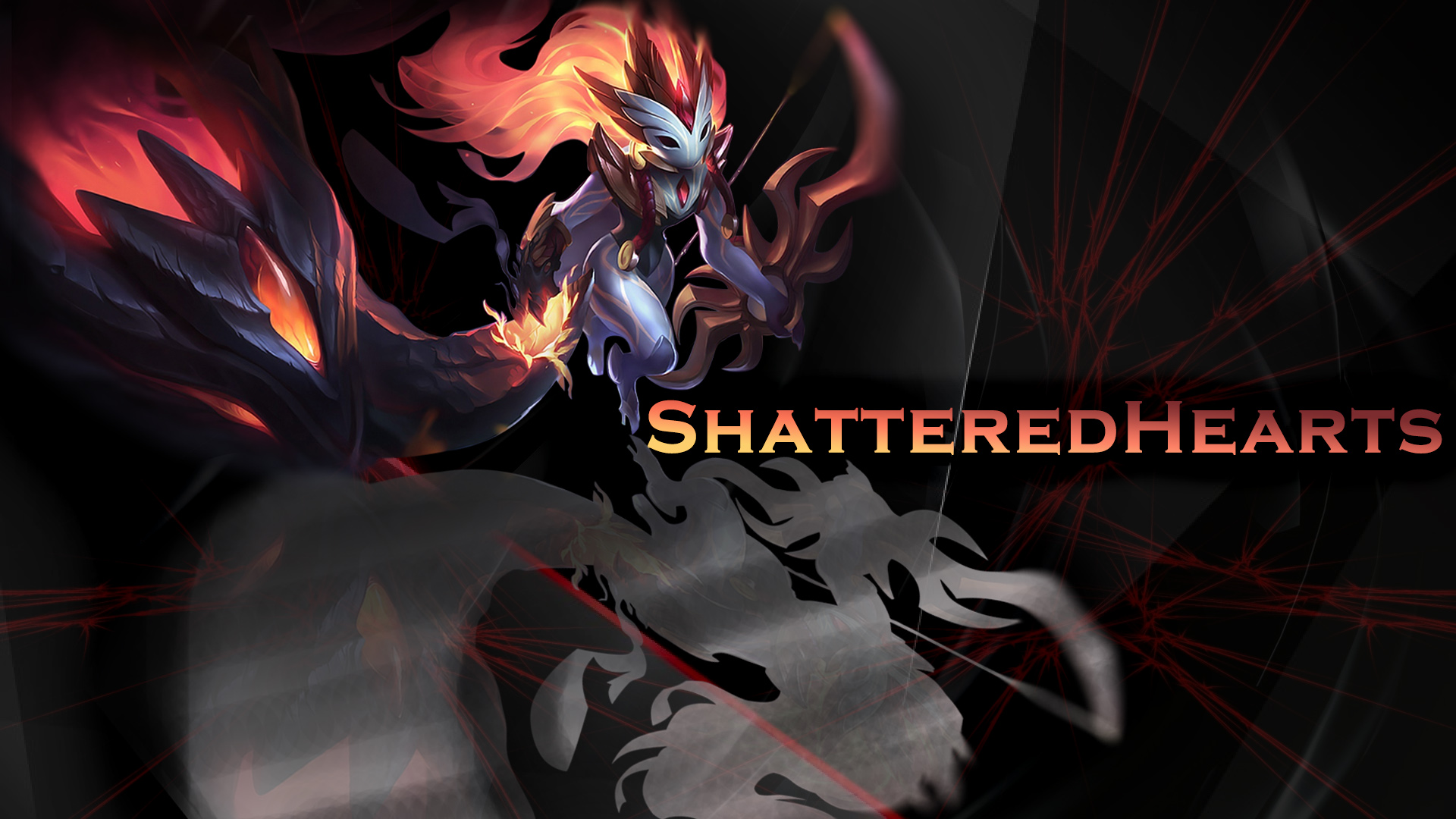 League Of Legends ShadowFire Kindred Wallpaper