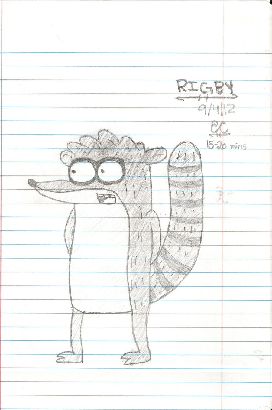 Rigby Regular Show Fan Art by Breeze2420 on DeviantArt