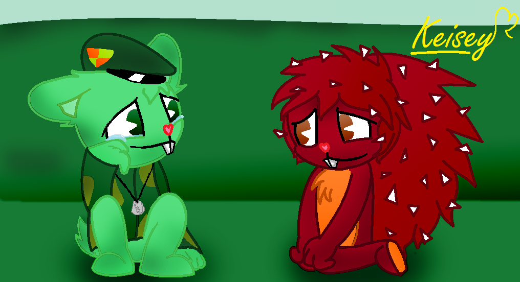 HTF: Cheer up, Flippy by CelestialAviva on DeviantArt