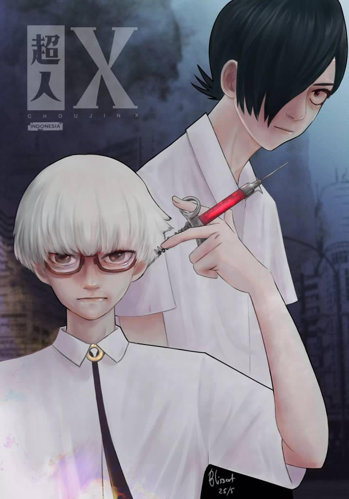 Azuma and Tokio Fanart from Choujin X by Blissart3gp on DeviantArt