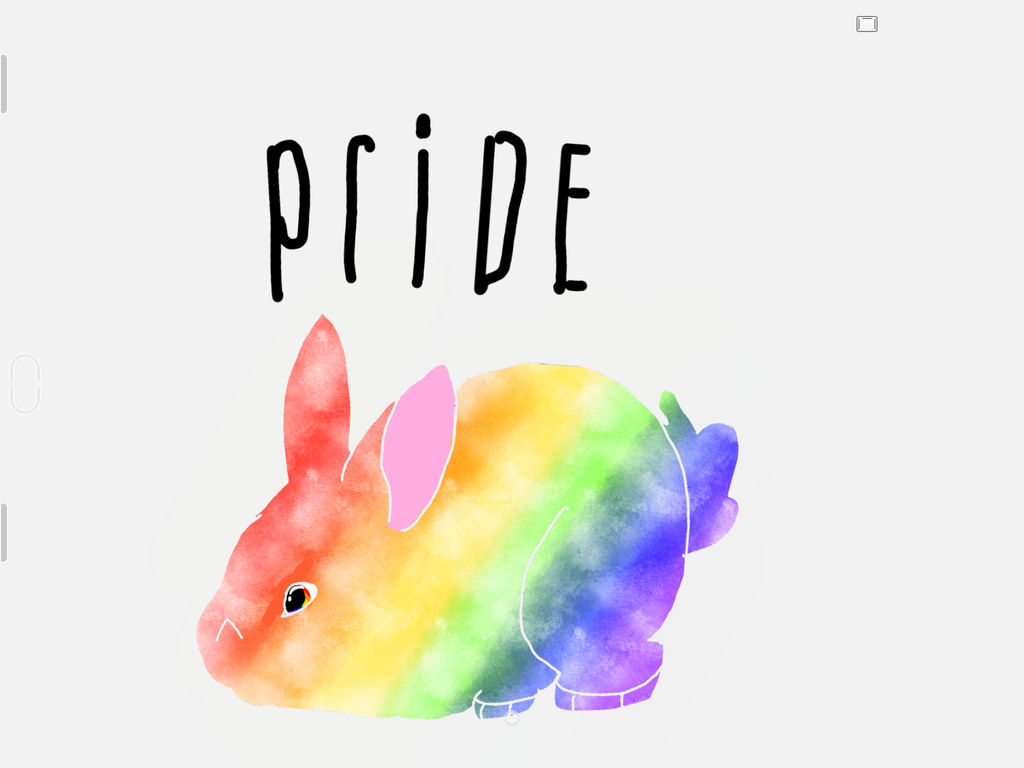 June Rabbit Pride A pride bunny by Gh0stperson12 on DeviantArt