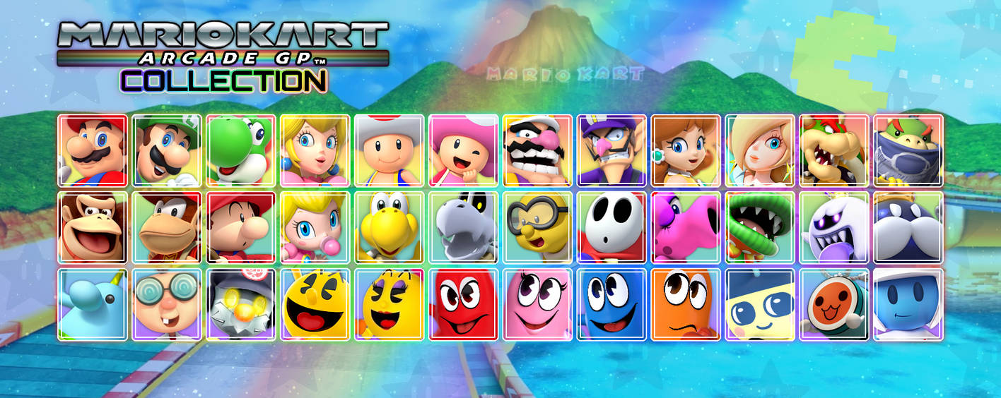Mario Kart Arcade GP Collection Roster by Chronova01 on DeviantArt