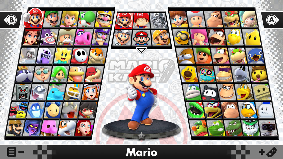 Mario Kart 9 - Dream Character Roster Mockup #3/10 by Chronova01 on ...