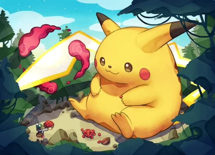 Pikachu Gigantamax! (please read description) by ILikeTheGiantsUwU on ...