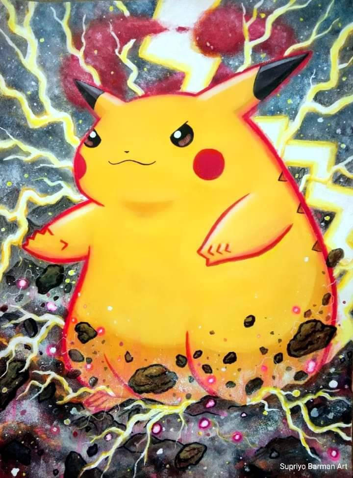 Pikachu Gigantamax #3! by ILikeTheGiantsUwU on DeviantArt