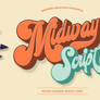 Midway | Retro Script Font