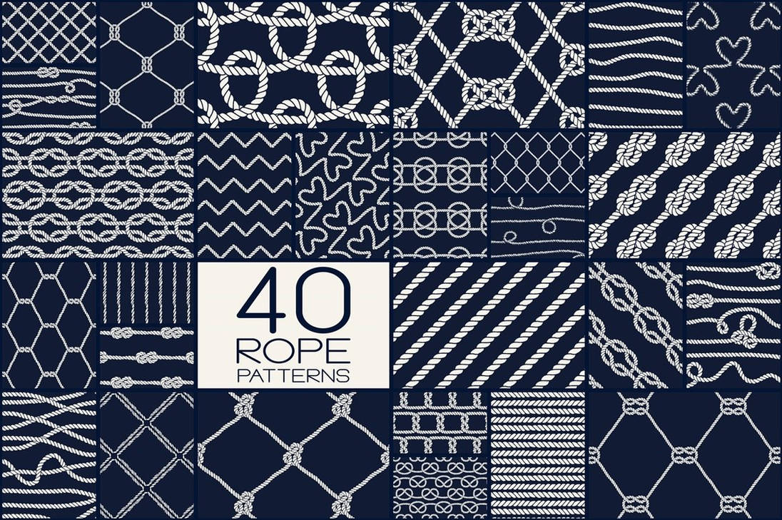 40 Rope Patterns Big Set by tureatiforini on DeviantArt