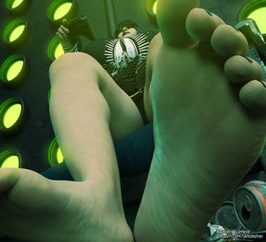 Goth Gamer Feet