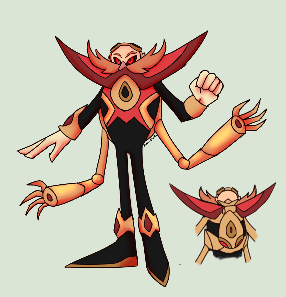 Starved eggman redesign #2 by jasonlogan on DeviantArt