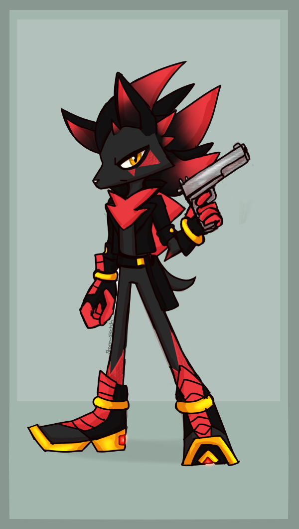 Shadow Reworked Shadow the Hedgehog - Re-re-redesign by Storm-Sketch on DeviantArt