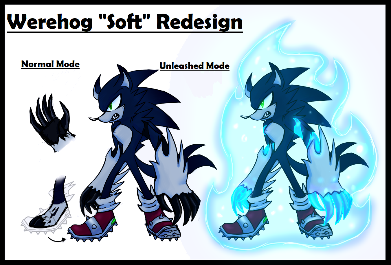 Wewhog Werehog Soft Redesign by Storm-Sketch on DeviantArt