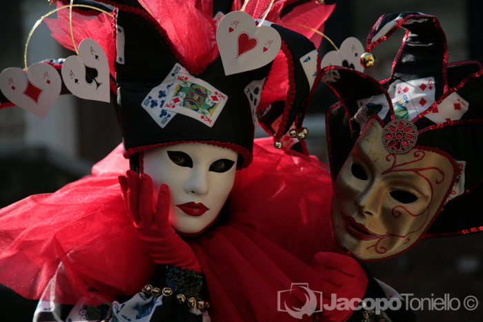 Jolly portrait with mask