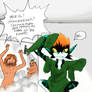 Midna robs Link of his clothes