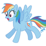 Surprised Rainbow Dash