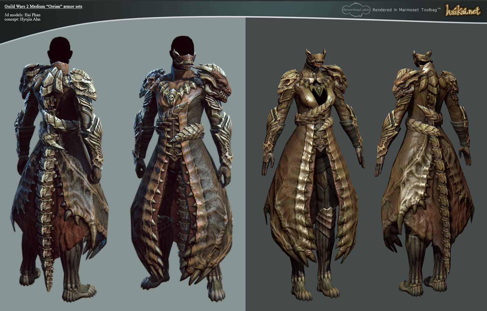 GW 2 'Orrian' armor set by haikai13 on DeviantArt