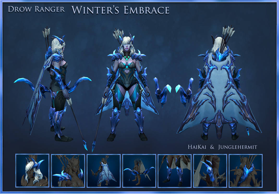 Drow breakdown by haikai13 on DeviantArt