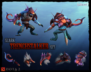 DOTA 2 Slark Trenchstalker set