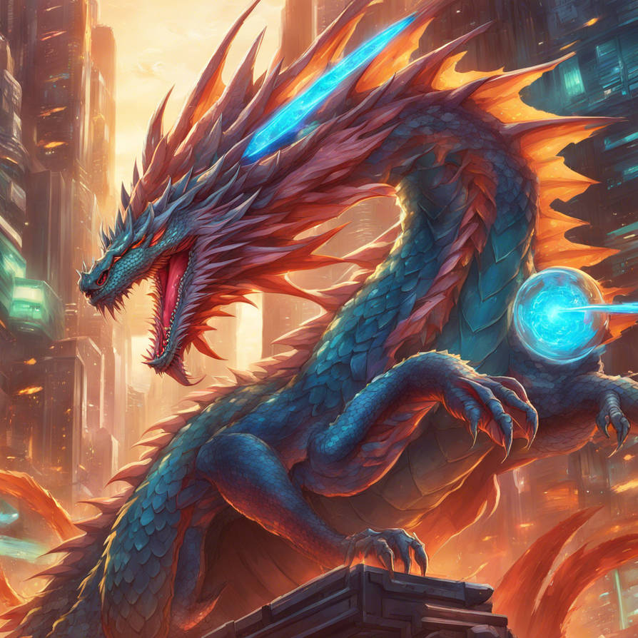 Detailed Realistic Dragon