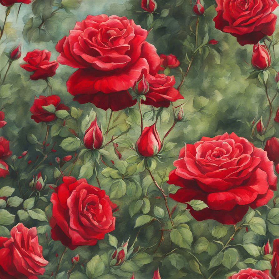 Hunt Red Roses Wild red rosses by KennethWilson16 on DeviantArt