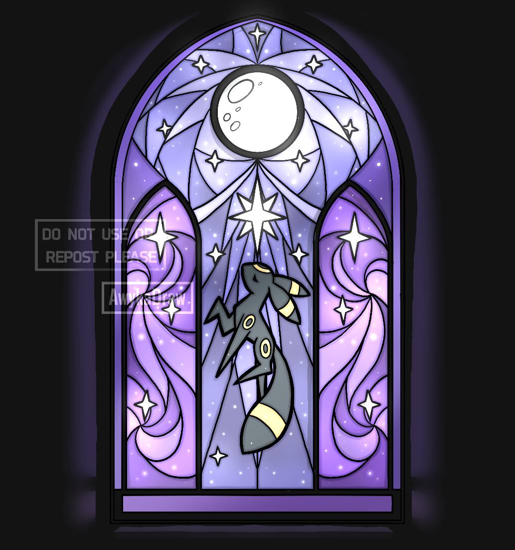Espeon & Umbreon Stained Glass Sleeve - Pokemon Center Japan Exclusive Card Sleeves Espeon & Umbreon Stained Glass Sleeve - Pokemon Center Japan Exclusive Card Sleeves