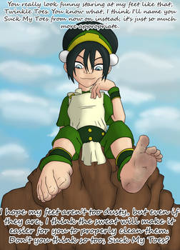Toph dirty feet request