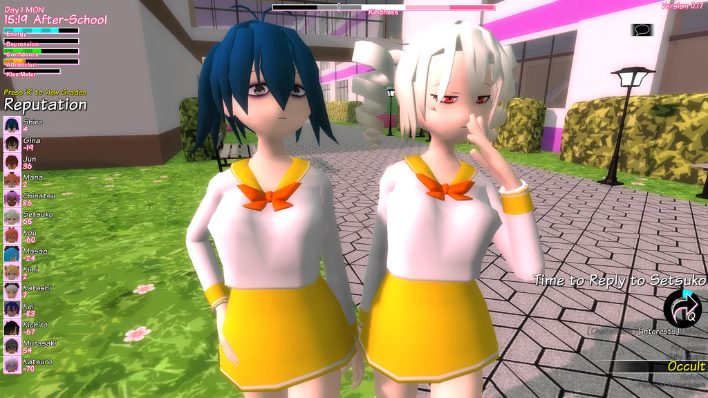 Koukou Gurashi V0.17 (An Anime Social Simulator) by YamiToast on DeviantArt