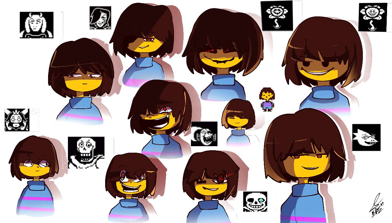 Undertale Exclamation Expressions (Undertale) by ItzNikaDraws on DeviantArt