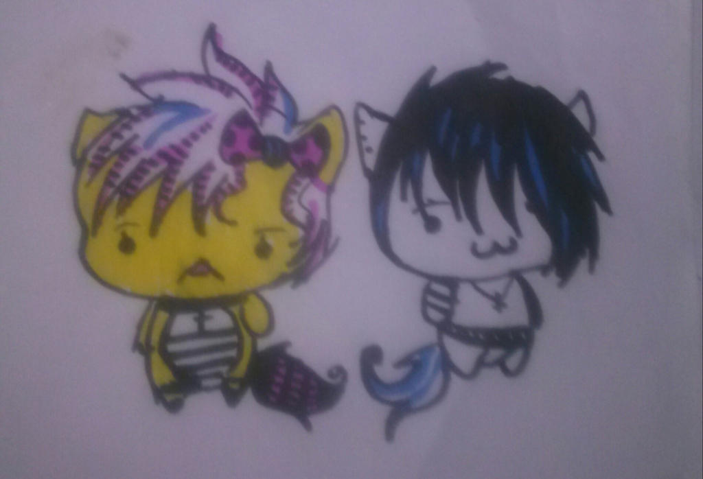 Scene Kitty scene kitty and emo kitty by badbabydollz on DeviantArt
