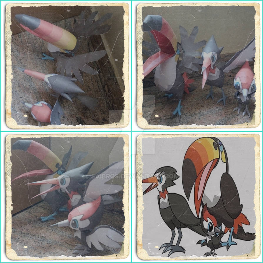 Pakipek Evolution Pikipek Evolution Chain by saibros on DeviantArt