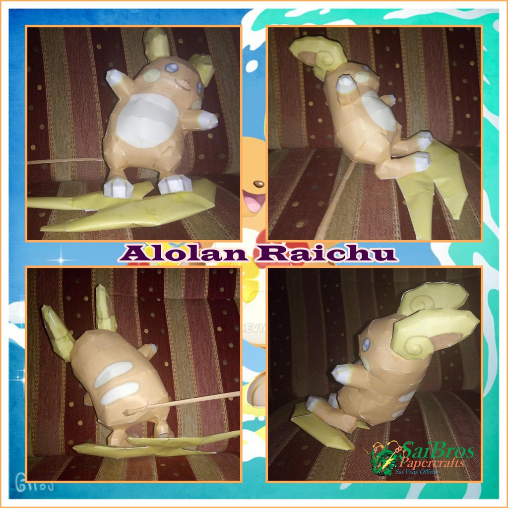 Alolan Raichu (Testbuild) by saibros on DeviantArt