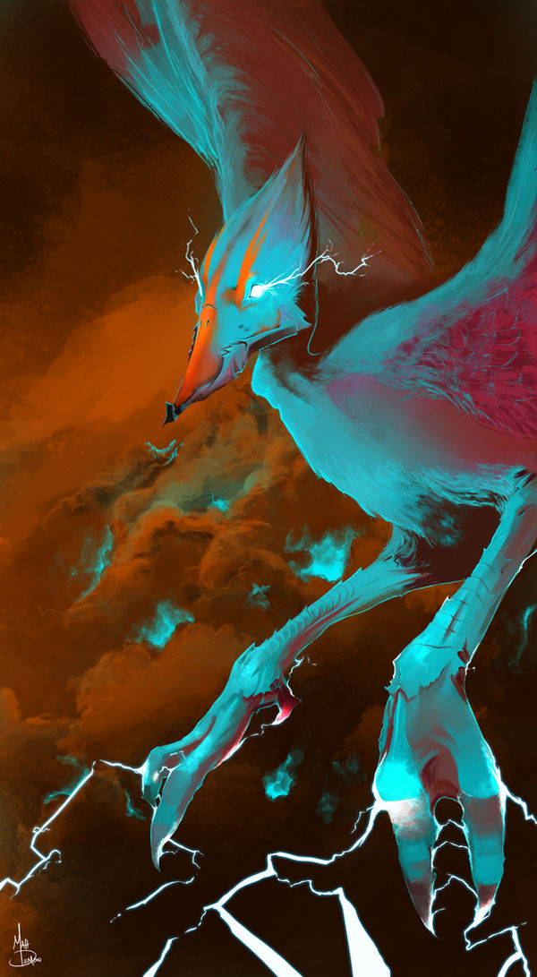 Lightning Hummingbird Lightning Bird by MattDeMino on DeviantArt