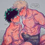 Bakugou x Deku hot