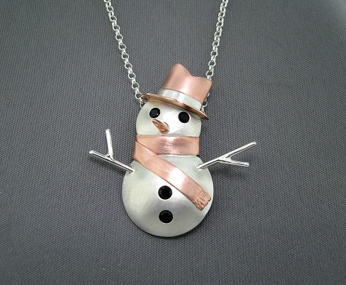 Snowman Pendant 2009