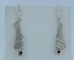 Red Hot Silver Swirls