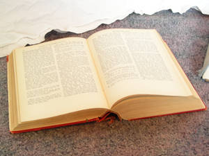 Open Old Book