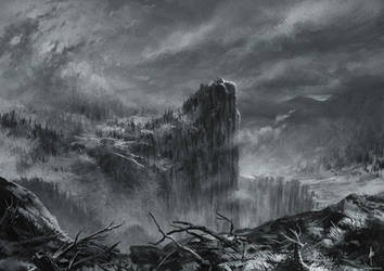 Aynbath - Snowy Mountains by Aerozopher