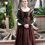 Italian Renaissance Gown in Silk and Velvet