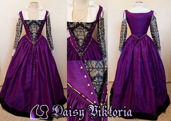 Purple Venetian Gown