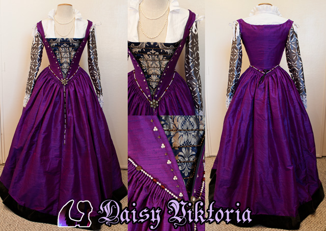 Purple Venetian Gown