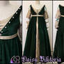 Green Velvet Italian Renaissance Gown