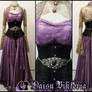 Purple Chiffon and Lace Elf Princess Gown