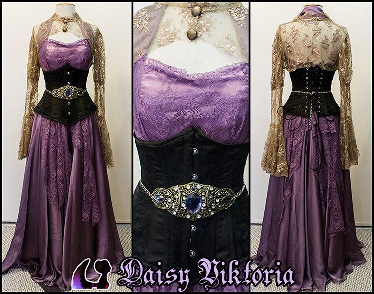Purple Chiffon and Lace Elf Princess Gown by DaisyViktoria on DeviantArt Purple Chiffon and Lace Elf Princess Gown by DaisyViktoria on DeviantArt