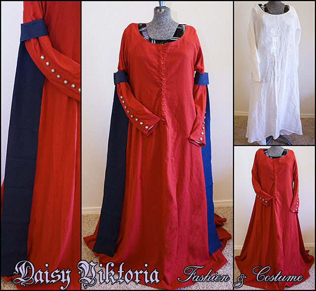 Red Linen Kirtle Commission