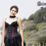 Black Miranda Corset at the Sea Cliffs